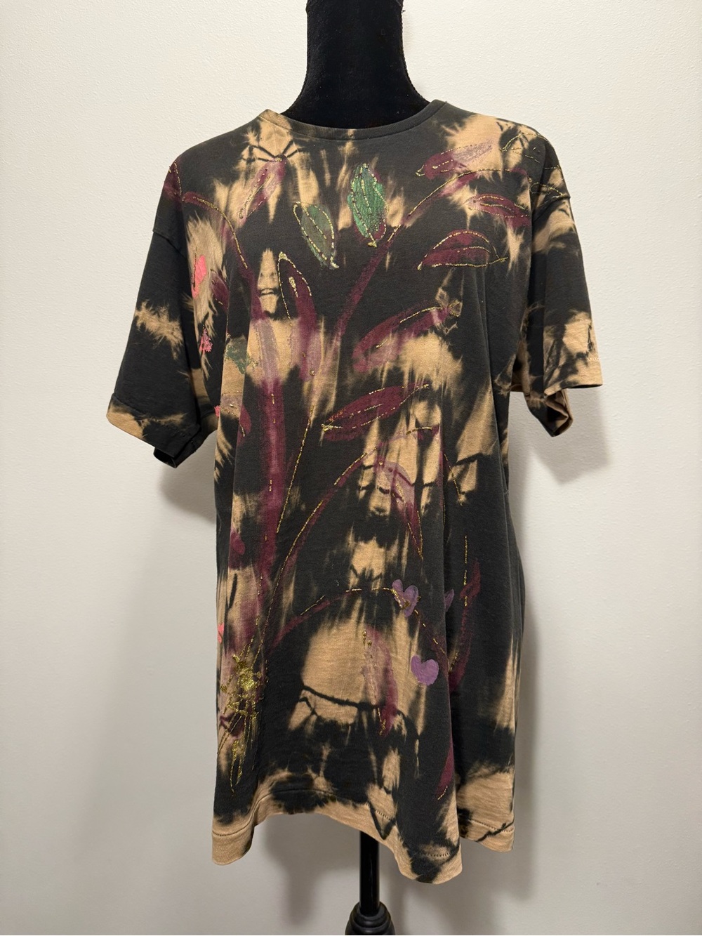 Vintage 90’s Tie-Dye Floral Short-Sleeve Tee